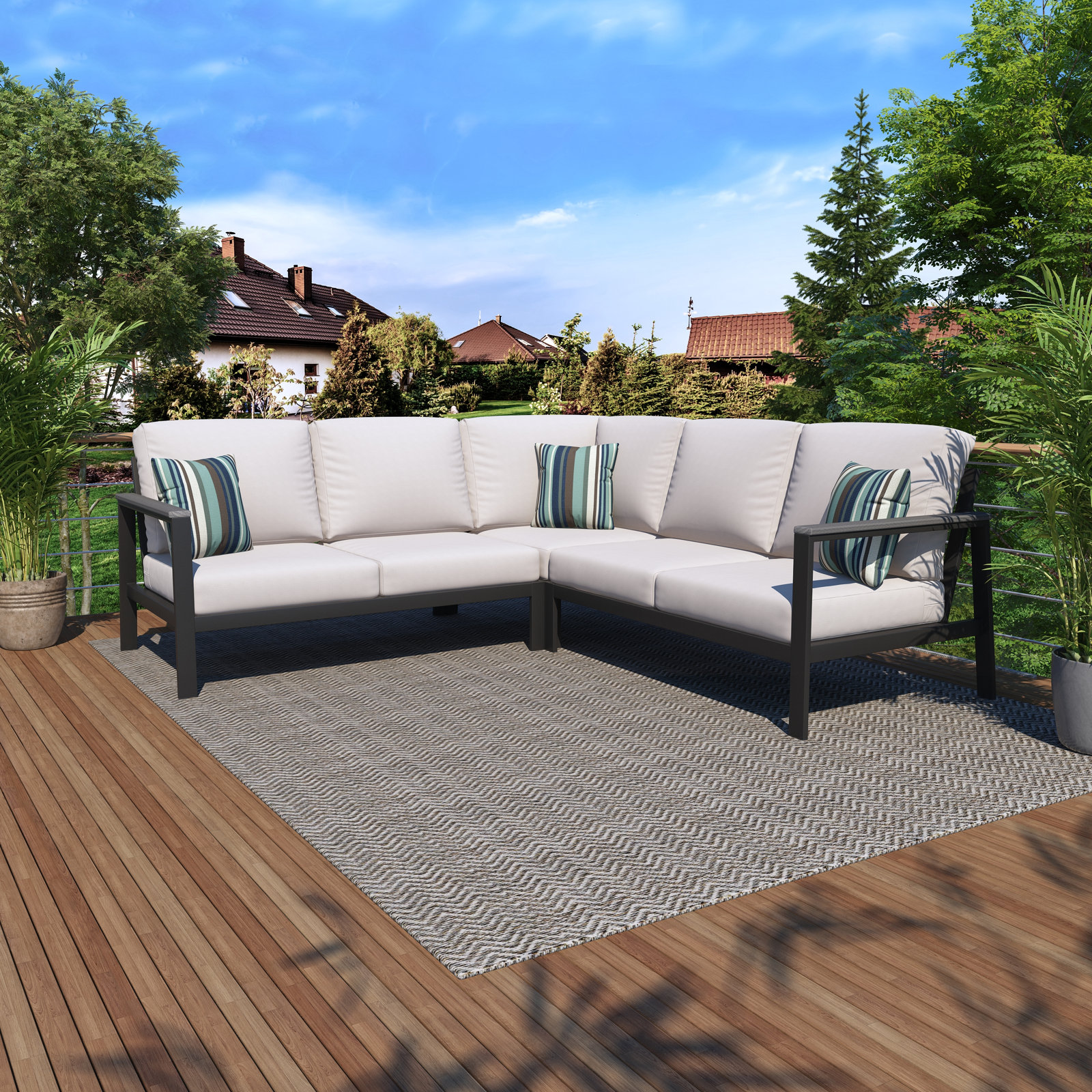 Townsend 87" Sunbrella® Patio Sectional