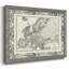 Border Map of Europe - Reproduction d'un seul cadre photo sur toile-623568092-623568097