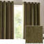 Heavy Chenille Room Darkening Eyelet Curtains-91668116-91668140