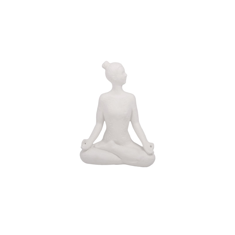 Ceramic Lady Figure White