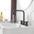 Widespread Single-handle Bathroom Faucet with Drain Assembly-86865012
