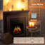  Meuble télé 36,15 po avec foyer électrique indépendant. Télécommande, cinq flammes-1717730187