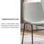 Chaise d'appoint rembourrée Bailey-1968371072