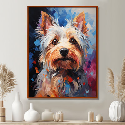 Doge Yorkie Reverie II - art mural grand chien