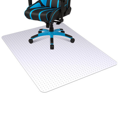 Heavy Duty Hard Material Chair Mat for Carpeted Floor Slip Resistant Carpet Protector for Home Office Easy Glide Desk Floor Mat for Office Chair on Carpets