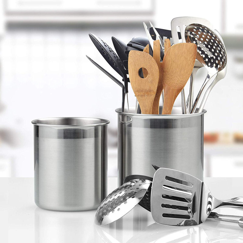 Stainless Steel Utensil Crock