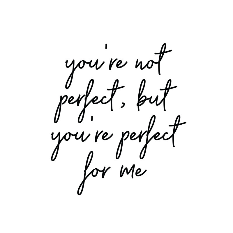 Perfect - Wrapped Canvas Print, 30cm H x 30cm W x 3.8cm D