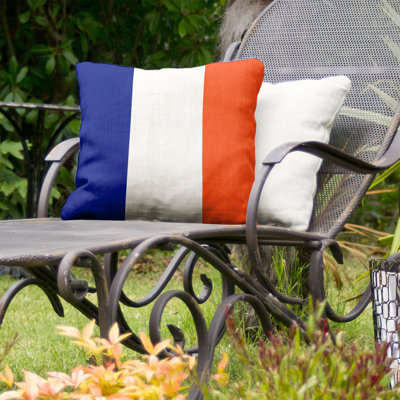 Striped Outdoor Reversible Throw Pillow
