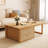Modern simple solid wood coffee table