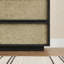 Table de chevet en bois 18,9 po avec 2 façades de tiroirs en tissu-1235602185