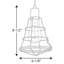 Luminaire suspendu géométrique 1 lumières simple Theressa