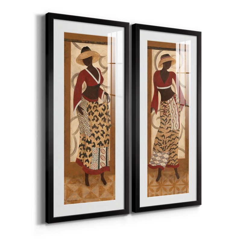 Cadre photo, ensemble de peintures sur papier, Cadre noir