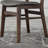 Coffee Solid back side Chair(Set of 2)