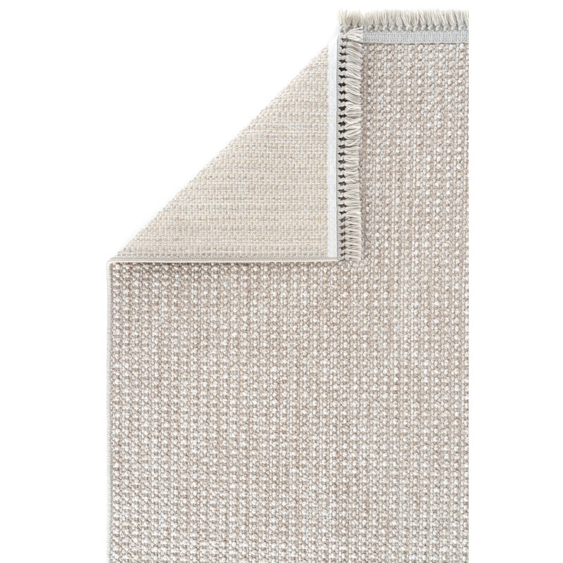 Relina Geometric Machine Made Indoor / Outdoor Area Rug, Rectangle 6'6" x 9'10"