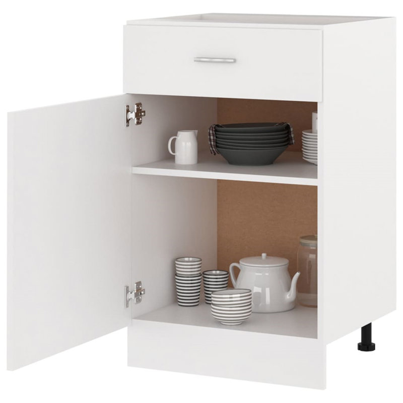 Drawer Base Cabinet 50X46x81.5 Cm, White