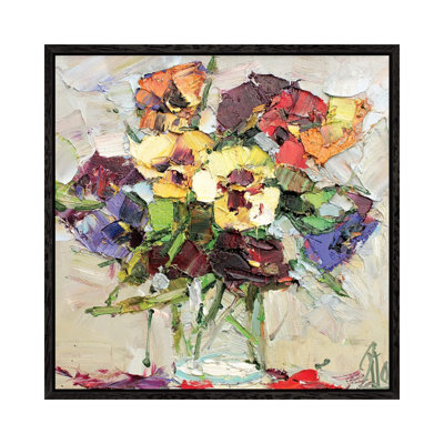 Kiss Me Quick Flowers by Sergey Alexandrovich Pozdeev - Gallery-Wrapped Canvas Giclée on Canvas