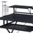 Black Computer Desk With Keyboard Tray