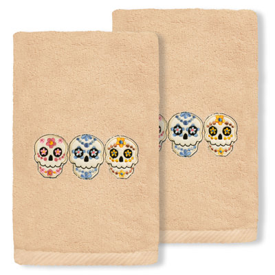  Débarbouillette en coton Skulls