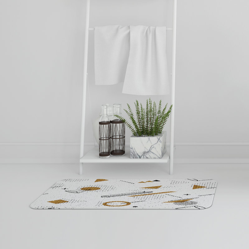 Aivars Memory Foam Non-Slip Bath Rug