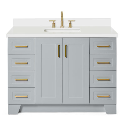 Freitas 48'' Solid Wood Single Bathroom Vanity