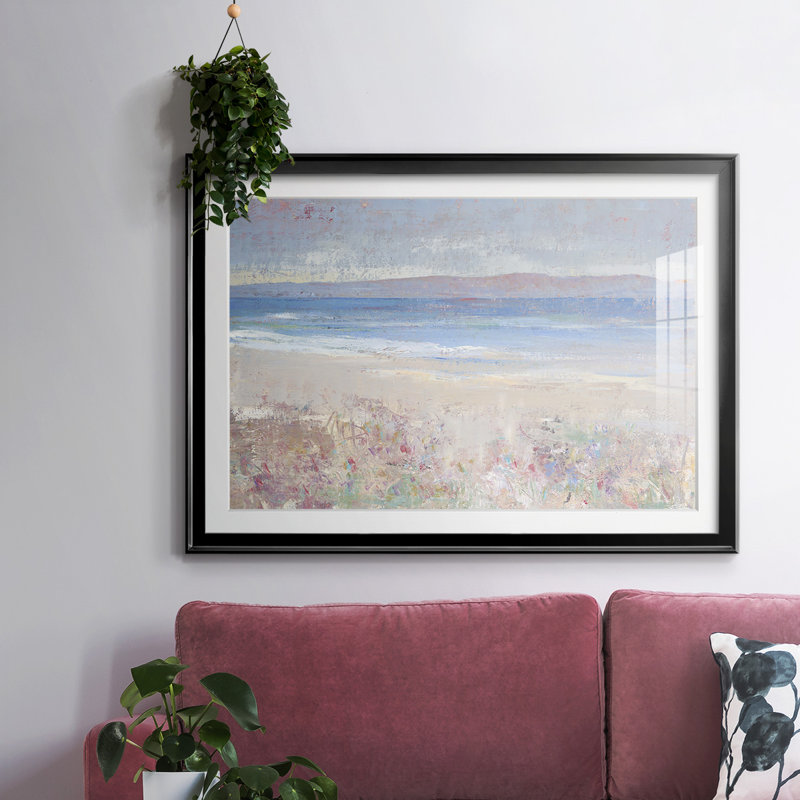 Textures de plage I, Noir, H 15 po x l 21 po x P 1,5 po