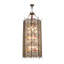Lustre géométrique de style lanterne à 12 lumières Saskatia