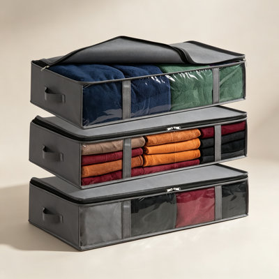 wekli Fabric Underbed Storage