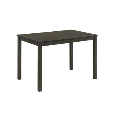 Finition en bois foncé de la table de salle à manger 1pc