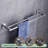 4-Piece Bathroom Accessories Set In Brushed Stainless Steel - Double Towel Bar, Hand Towel Rack, Toilet Paper Holder, Robe Hooks - Modern Wall-Mounted Design-113406209