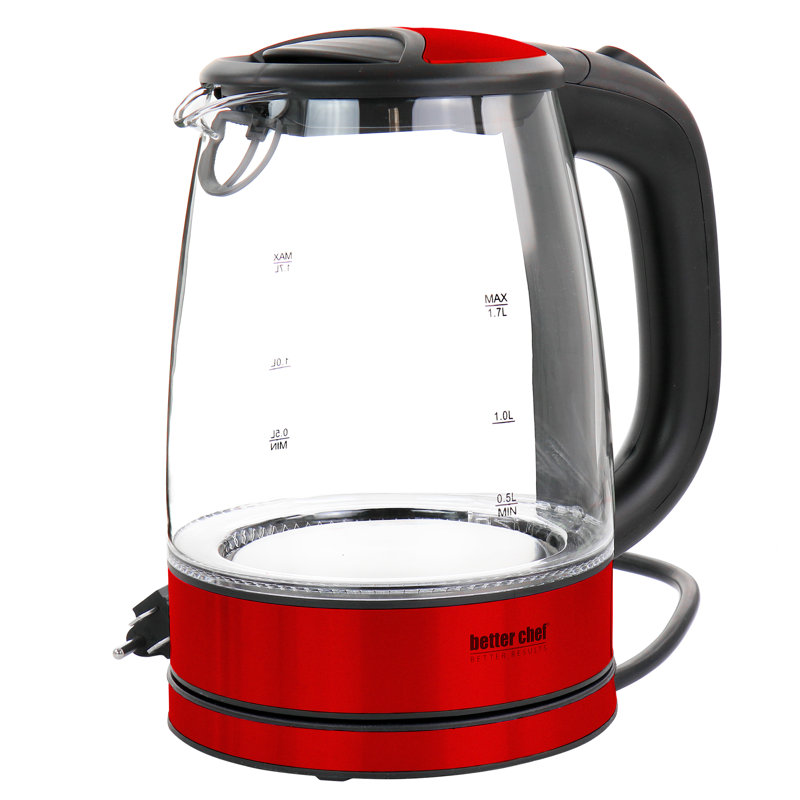 Bouilloire électrique en verre sans fil 1,7 litres Better Chef