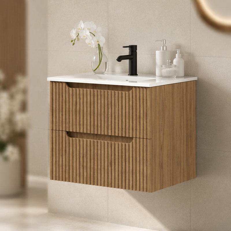 Meuble-lavabo mural 24 po avec lavabo combiné