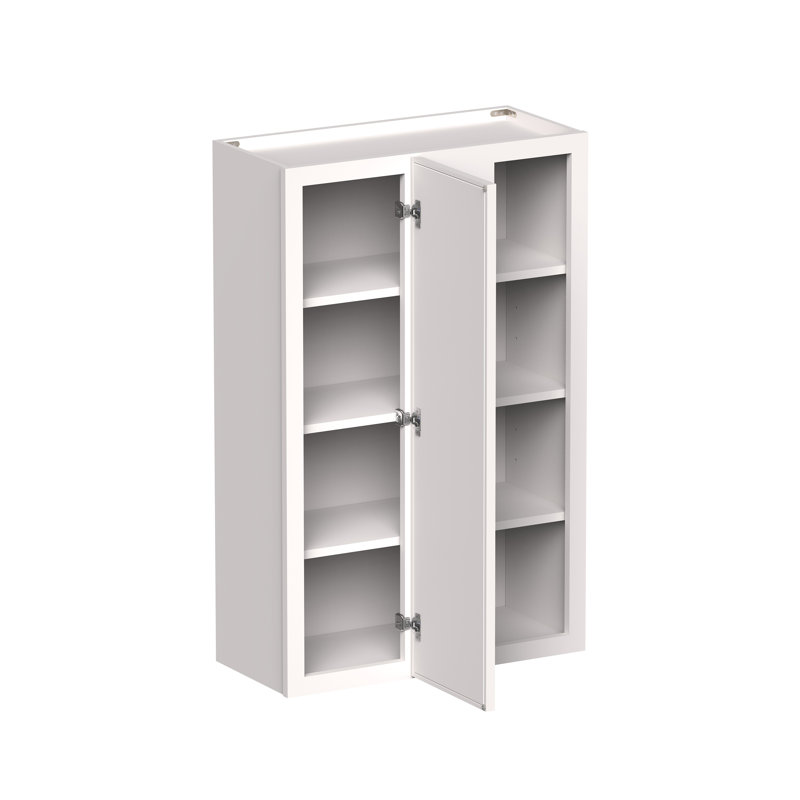 Armoire murale de coin standard de cuisine l 27 po x P 12 po x H 42 po prête à assembler Casainc, 42"