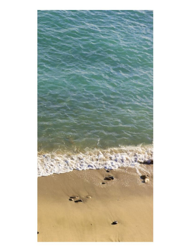 Laguna III par Barclay Butera - impression, H 72 po x l 36 po x P 1,5 po, Plexi