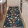 Nature Voja Non-Slip Machine Washable Colorful Modern Area Rug For Living Room, Hallway Runner, Entryway Rug
