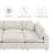 Modway Commix Down Filled Overstuffed Boucle Fabric 6-Piece Sectional Sofa-88318419