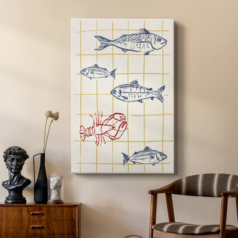 Salty Sea Friends II - galerie Cavas sur mesure, H 60 po x l 40 po