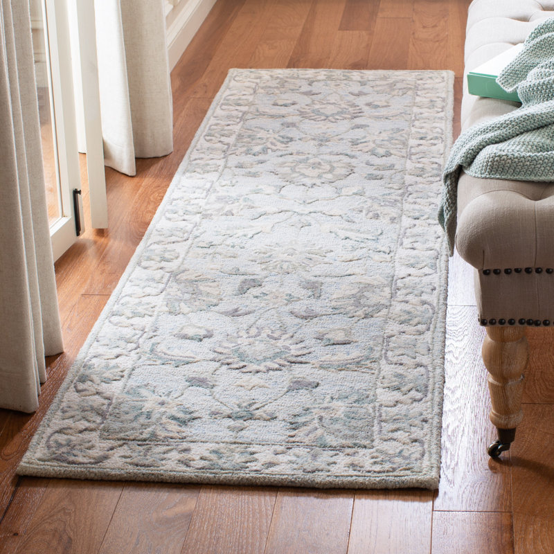 Trebino Hand Tufted Wool Oriental Rug, Runner 2'3" x 8'
