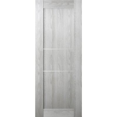 Paneled Wood and Metal Light Urban Prefinished Standard Door -  Belldinni, 148912