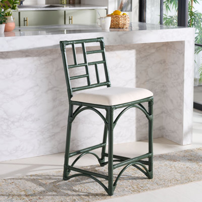 Tabouret de bar avec coussin Christine