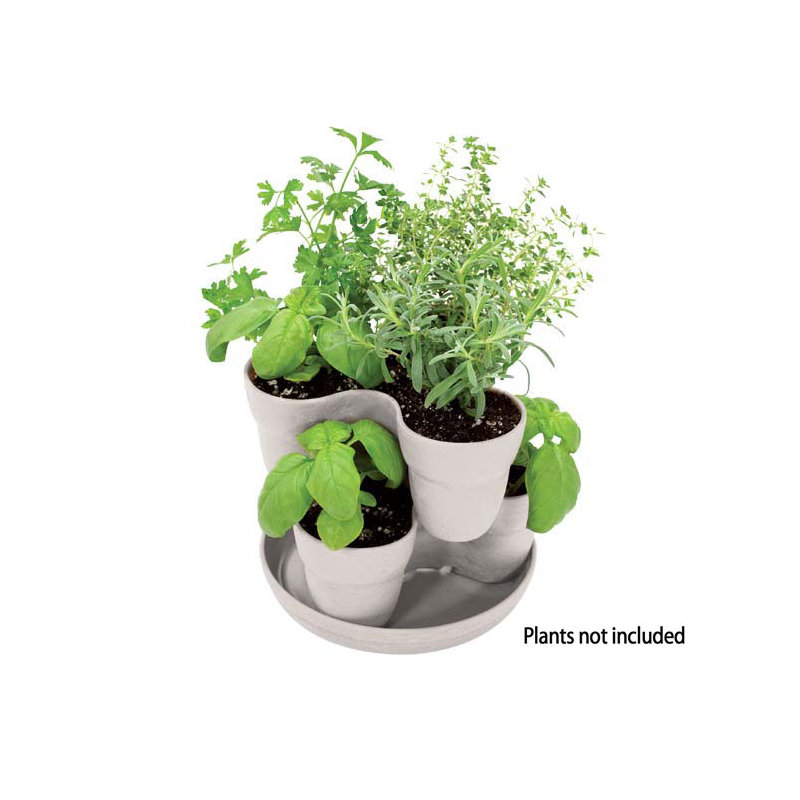 Manac Pot Planter, White