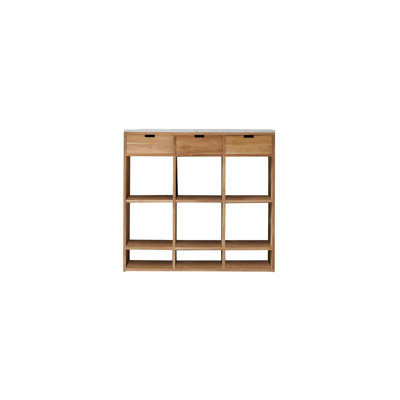 Miho Solid Wood Bookcase
