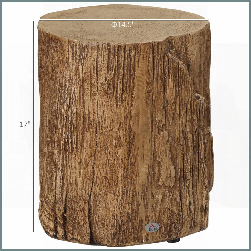 Table basse en bois à grain d'arbre HOMcom Multi-usage