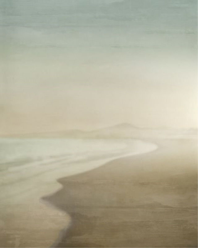 Misty Shore par Elena Carlie - impression, H 50 po x l 40 po, Plexi