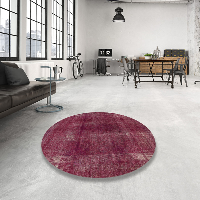 4 - Tapis abstrait moderne 588, Rond 3 pi