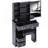 29.2" Small Space Left Drawer Desktop Vanity Table + Cushioned Stool, Extra Large Right Sliding Mirror, Multi Layer High Capacity Storage, Practical Fashionable Dresser, Suitable For Small Space-2111891731