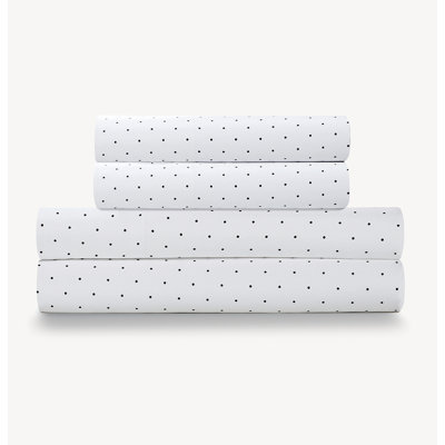 Microfiber Polka Dots Sheet Set