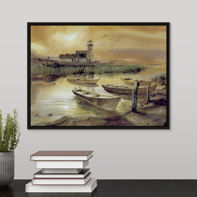 « phare 8 » par jess hager, peinture sur toile