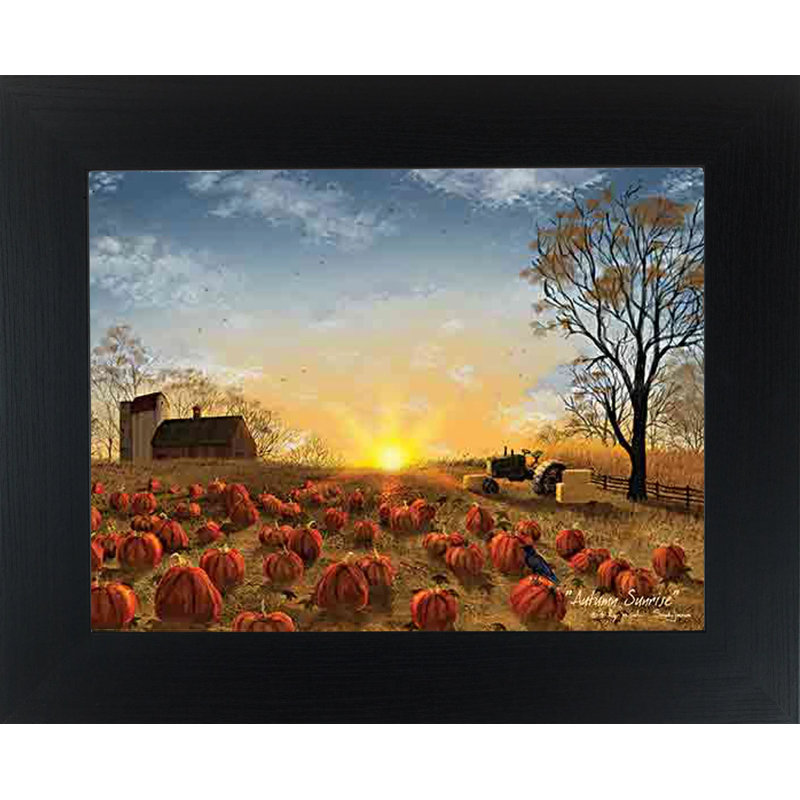 «Autumn Sunrise», art encadré par Billy Jacobs