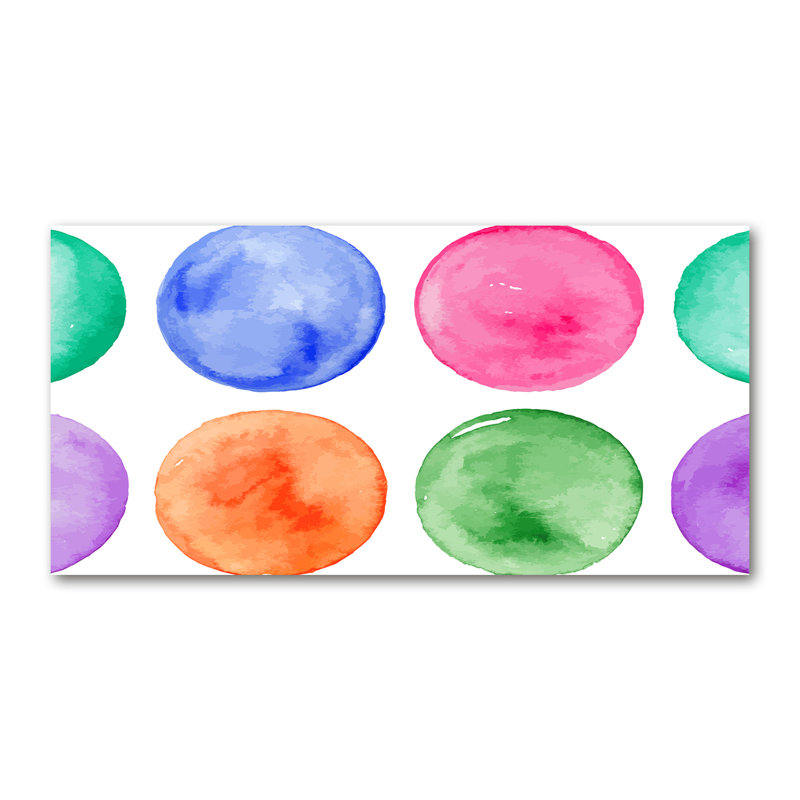 Colorful Circles - Wrapped Canvas Print