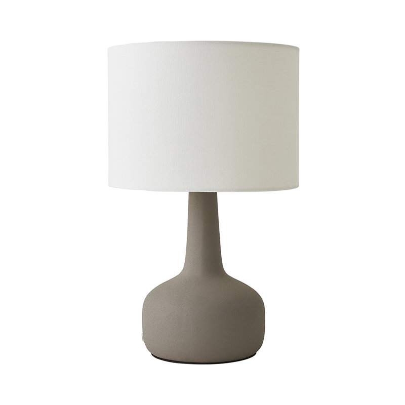 Ceramic Table Lamp, Grey